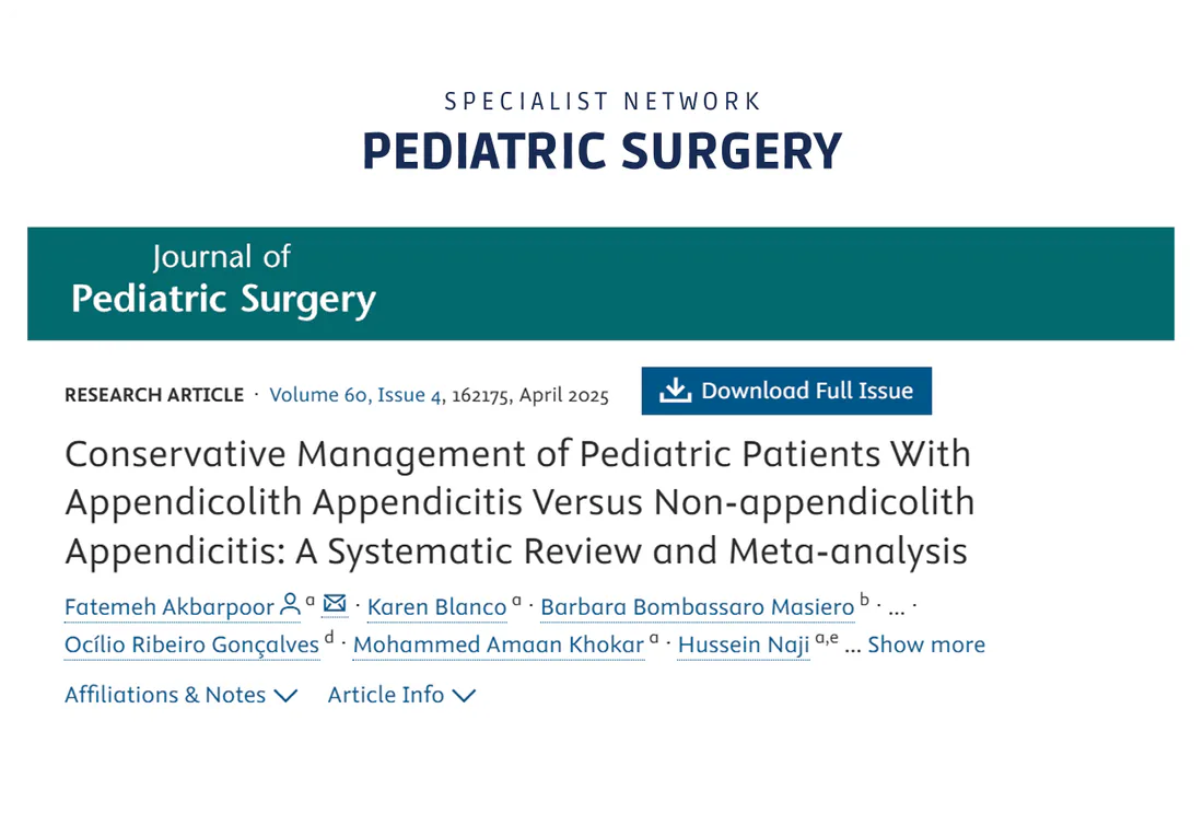 Pediatric surgery